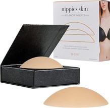 B-SIX NIPPIES SKIN NO-SHOW  SILICONE NIPPLE COVER BRA  INSERTS CREME A-C - £13.44 GBP