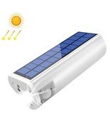 Portable Indoor/Outdoor Waterproof Solar Panel Lamp, Power Bank, Blue/Re... - £45.23 GBP