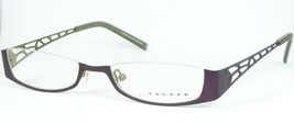 Vulkan By Ivko V761 512 Eggplant /GREEN Eyeglasses Glasses Frame 50-18-140mm - £49.69 GBP