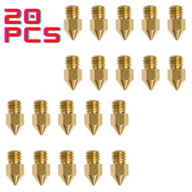 20-Pack MK8 0.4mm Extruder 3D Printer Nozzle For Creality CR10 Ender 3 E... - £10.21 GBP