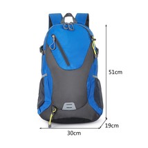40L Large Travel Backpack Men Capacity Casual Man Women Outdoor Bag Waterproof M - £65.69 GBP