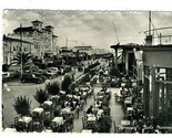 Viale Marconi Real Photo Postcard Viareggio Italy Street Scene Outdoor D... - $11.88