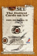 Vintage Sealed Pack NHL Pro Set 75th Anniversary Hockey Cards 1991-92 Se... - £3.02 GBP