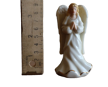 Vintage Lenox Angel Figurine Praying Hands Christmas Gold Trim Blonde 3.5&quot; - £8.37 GBP