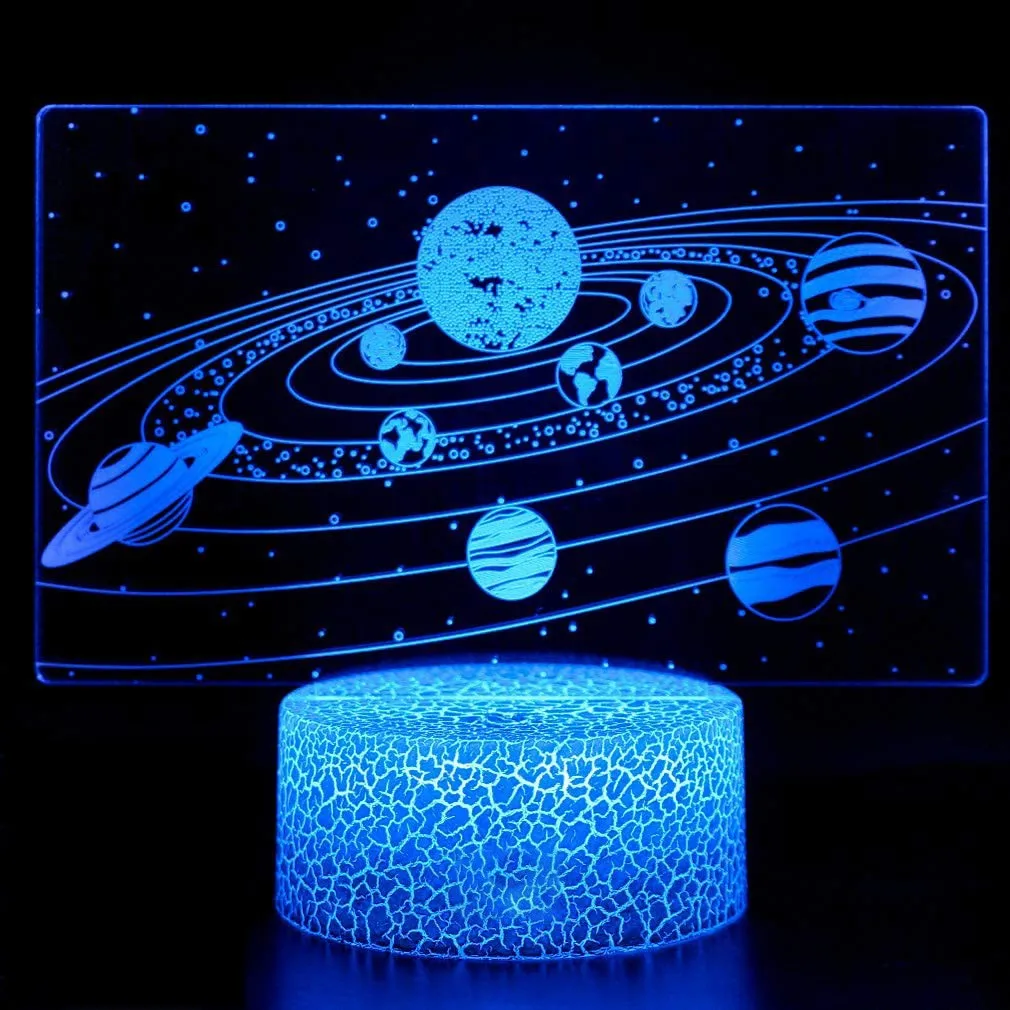 Tem nine planets lava decor night light space universe 3d led rgb bedroom sleeping side thumb200