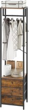 Ymyny Garment Rack, Clothes Rack With Drawers, Freestanding Tall Closet - $64.94