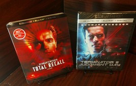 Terminator 2 + Total Recall (4K+Blu-ray+Digital)- NEW-Free Shipping w/Tracking! - £27.24 GBP