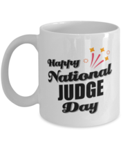 Funny Judge Coffee Mug - Happy National Day - 11 oz Tea Cup For Office F... - £11.75 GBP