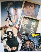 Comic 4 Mini Posters &amp; Clippings Witchblade Green Lantern Joker Dr Doom Catwoman - £18.44 GBP