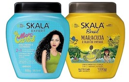 SKALA Hair Type 3ABC - Mais Cachos &amp; Passion Fruit Combo (2x1000g) - $40.89
