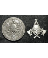 COMBO PACK! Viking Challenge coin Freemason Masonic, 1.75", AND Viking Pin - $35.00