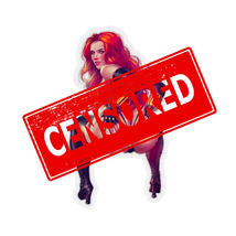 Erotic H Sticker: Black Widow Cheeky (4 Versions) - £4.44 GBP+