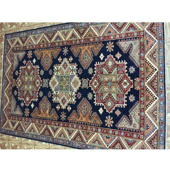 Primary image for Stunning 5x8 Authentic Hand Knotted Super Kazak Rug PIX-28219