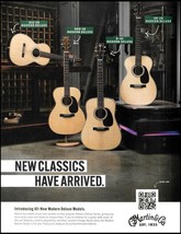 Martin Modern Deluxe Series 012-28 000-18 D-45 00-28 acoustic guitar ad print - £3.30 GBP