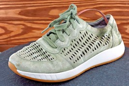 Dansko Size 39 M Green Lace Up Fashion Sneakers Leather Women Shoe - £30.60 GBP