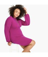 J. CREW x Universal Standard Sweater Dress Medium (18-20) wool blend fuc... - $65.00
