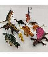 Assorted Lot Of 10 Lizards Reptiles Dinos Dragon 2&quot; to 6&quot; Figures - $330.58 MXN