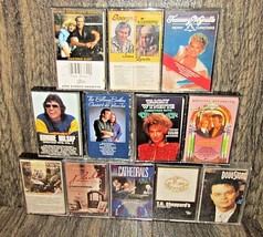 12 Country Music Cassettes Tammy Wynette George Jones The Bellamy Brothers  - £11.16 GBP