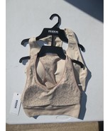 NWT RBX 2PK BEIGE  SPORTS BRAS  L - $19.99