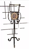 Bathroom Tissue Hand Towel Holder Large Freestanding Wrought Iron PARTS - £19.46 GBP