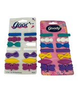 Goody Snap Tight Plastic Barrettes Flowers Bows 03221 Vintage USA New - $31.98 CAD