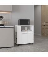 Kitchen Cart: 2 Doors, 3 Shelves, 4 Wheels - $3,674.43 MXN
