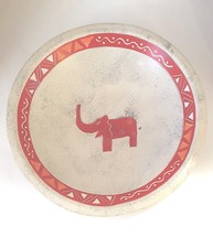 Meru Elephant Bowl - Carved Stone - Tilanr Art - Diameter 15cm - £7.75 GBP