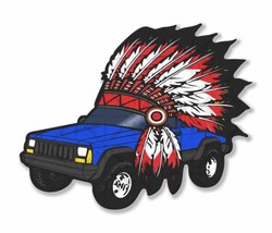 Cherokee Blue Chief Hat  Precision cut Decal - £3.13 GBP+