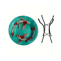 Songbird Essentials Koi Pond Birdbath with stand - $93.75