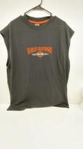 Harley Davidson Men’s Tank Top XL Blk Indy Embroidered West Plainsfield Indiana - £15.49 GBP