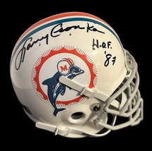 Larry Csonka Autographed Signed Miami Dolphins Throwback Mini Helmet w/COA - £167.38 GBP