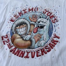 Vintage 1997 Eskimo Joe&#39;s 22nd Anniversary Men’s 2XL Beefy T Shirt USA White - £14.69 GBP