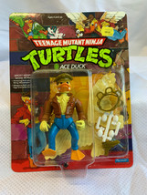 1989 Playmates Toys Tmnt &quot;Ace Duck&quot; Action Figure Blister Pack Sealed Unpunched - £70.36 GBP