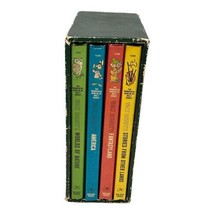Disney Wonderful World Fantasyland Nature America 4 Book Box Set 1965 Very Nice - £70.34 GBP