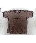 Vintage Men&#39;s Size M Puma Shirt Burgundy/Brown - $17.99