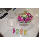 Heart-shaped Assorted Color Refrigerator Magnets spring loaded clips (12... - €6,77 EUR