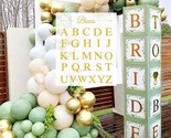 101 Pc Greenery Bridal Shower Decorations Balloon Boxes Gold- Blocks Wit... - $54.99
