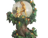 VTG Disney Tarzan Jane Musical Snow Globe Blossoming Love Tree Two World... - £66.10 GBP