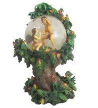 VTG Disney Tarzan Jane Musical Snow Globe Blossoming Love Tree Two World... - £65.90 GBP