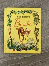 Vintage 1942 Walt Disney Bambi Grosset &amp; Dunlap Book - £11.98 GBP