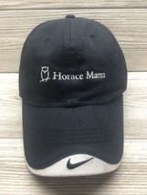 Horace Mann Nike Cap Hat VTG VG+ Golf Black Rare Baseball Loop And Hook ... - £11.57 GBP