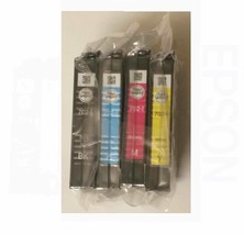 4 pack Black Combo Color Genuine 702 Combo Ink cartridge for Epson Printer OEM - £44.22 GBP