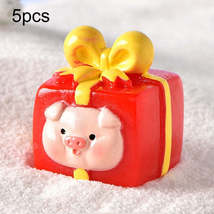 5pcs Christmas Micro Landscape Snowscape Decoration Accessories Christmas Resin  - £0.78 GBP