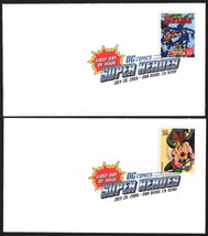 FDI Super Hero Stamp Lot DC Comics ~ Hawkman w/ Joe Kubert &amp; Murphy Anderson Art - £7.93 GBP