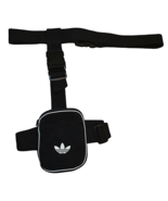 Adidas Black Trefoil Thigh Bag Waist Strap Clip Adjustable Running Trave... - £19.72 GBP