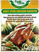 Family Circle Great Ideas: Best Ever Chicken Recipes / 1976 Paperback Cookbook - £4.42 GBP