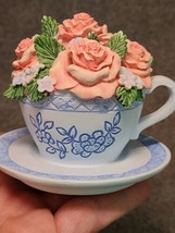 Avon Flower of The Month Teacup June - Rose - $9.50
