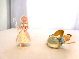 Hallmark Keepsake Ornament 1998 Barbie Little Bo Peep + Barbie Angel - £6.12 GBP