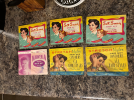 Lot of Six (6) Set Snug and Marvella Du Point Nylon Hairnets - $9.90