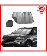 Keep Your Vehicle Cool with 55.16&quot;x27.5&quot; Windshield Sun Shade &amp; Side Mes... - $465.99 MXN